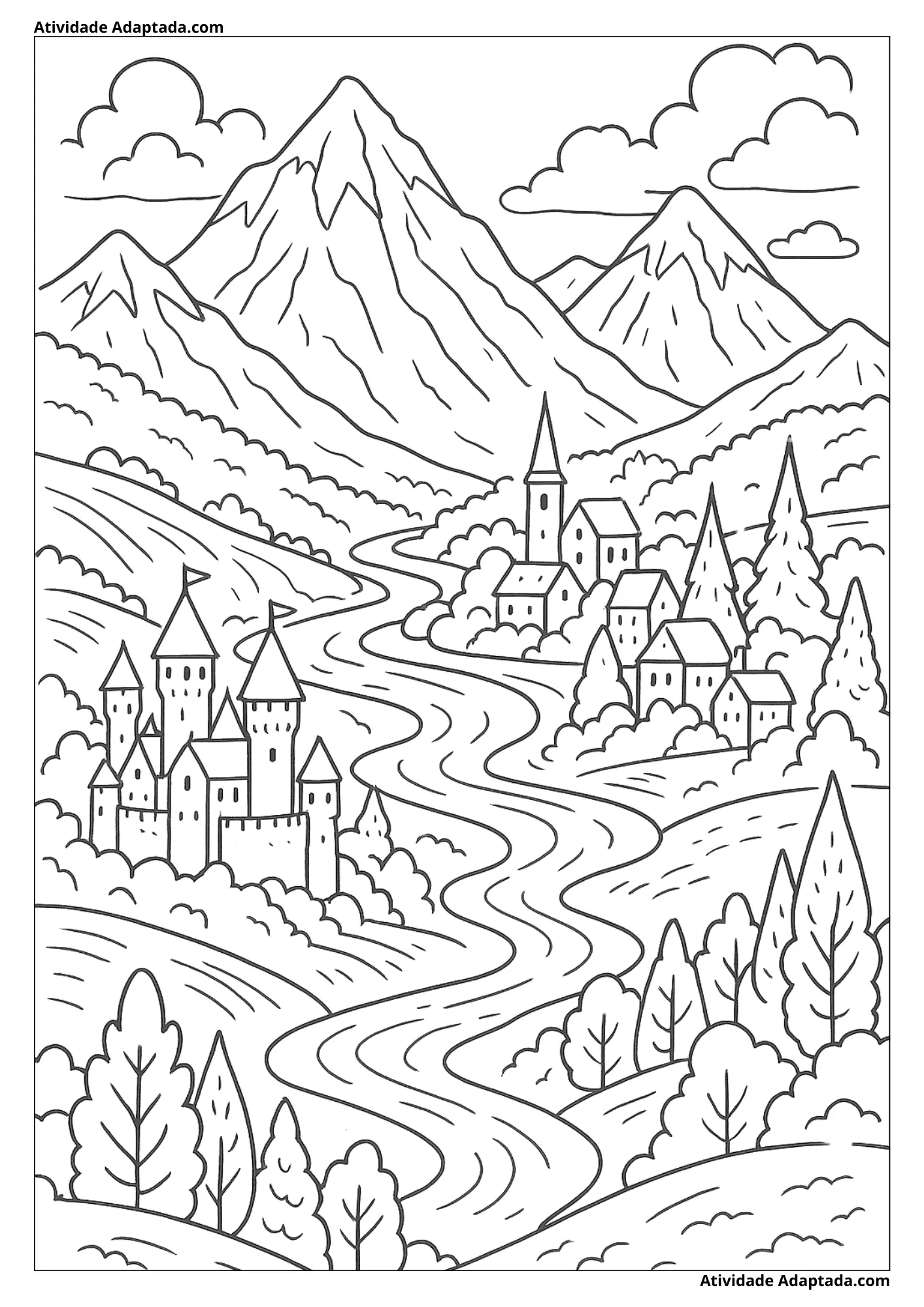 Atividade de pintar